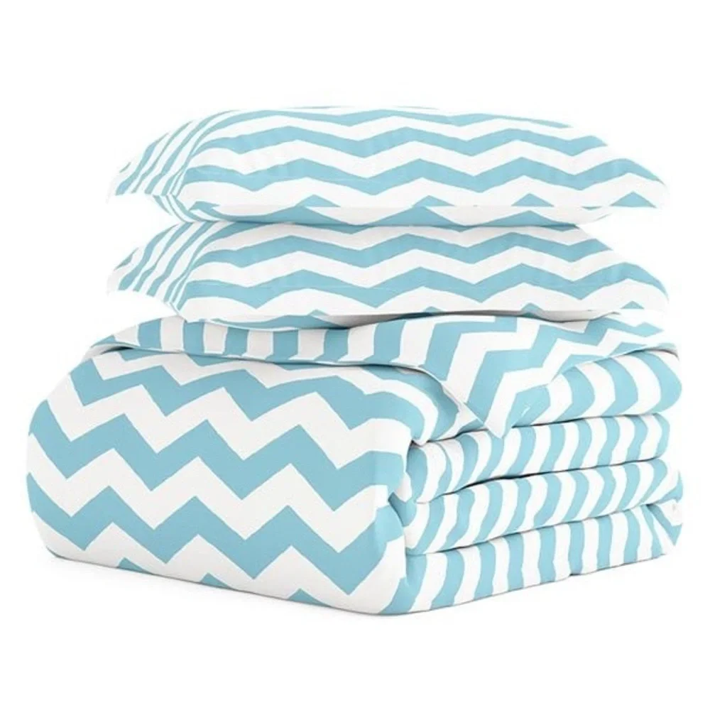 NWOT Linens & Hutch Arrow Pattern 2- Piece Microfiber Twin Duvet Cover Set